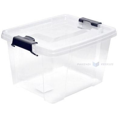 Transparent plastic box with lid discount