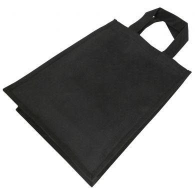 Black non woven bag with handles 30 12x40cm Bags