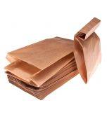 Brown paper bag 9+5x19cm 35g/m2, 100pcs/pack