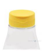 Yellow cork with silicone membrane for plastic bottle diameter 38mm