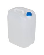 White plastic canister with corc (60mm) 25 000ml / 25L