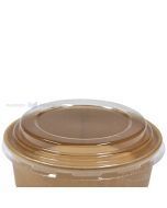 Lid for the carton salad cup 500ml diameter 150mm, 25pcs/pack