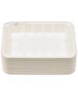 Tray 100% biodegradable/compostable 18x13,4x2,5cm, 50pcs/pack