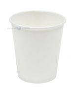 White paper cup 250ml, 100pcs/pack