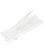 Wooden toothpick packed inside paper 6,5cm, 1000pcs/box