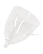 Upper part for reusable plastic wine goblet 300ml PS 50x machine washable, 20pcs/pack