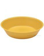 Reusable yellow plastic soup bowl 17,8cm PP 50x machine washable