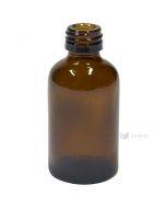 Brown glass bottle without cork 30ml diameter 18mm