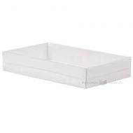 Laatikko  170x100x30mm ruskea/valkoinen