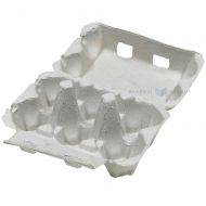 Gray egg carton for 6 eggs S M L, 100pcs/pack