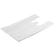 White plastic T-shirt bag 16mic 25+12x47cm, 200pcs/pack