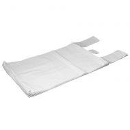 White plastic T-shirt bag 9mic 25+12x47cm, 200pcs/pack