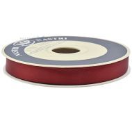 Lahjanauha, tuplasatiini, 15mm, viininpunainen, 50m  rulla