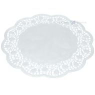 White rose lacy doily paper for cake diam. 28cm, 100pcs/pack