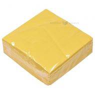 3-layered yellow napkin 33x33cm, 50pcs/pack