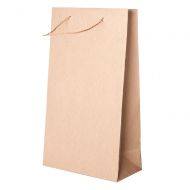 Crepe paper bag with twisted handles 20+10x35cm