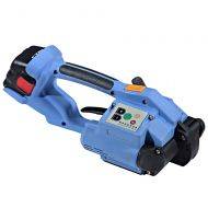 Strapping tool with battery for 12-16mm wide PP and PET strap