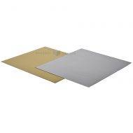 Golden-silver torte stand 40x35cm, 25pcs/pack