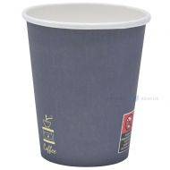 Dark blue paper cup ''Coffee grinder'' 250ml, 50pcs/pack