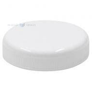 Valkoinen kansi muovipurkin halkaisijalle 63mm