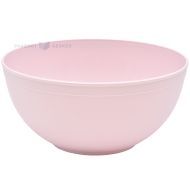 Reusable light pink plastic salad bowl 2000ml 20cm PP 125x machine washable