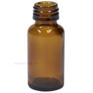 Brown glass bottle without cork 10ml diameter 18mm
