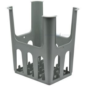 Plastic holder for 8L paper garbage bag 247x197x280mm