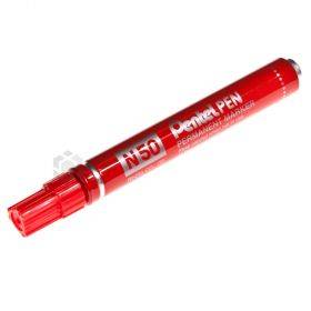 Permanent red marker Pentel N50 with rounded tip 4,3mm