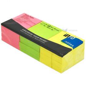 Neon coloured post-its 50x40cm, 12x80sheets/pack