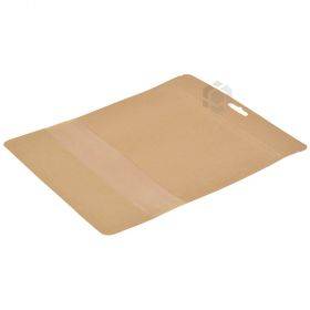 Stand-up pouch with window 19+(2x5,5)x22cm, 50pcs/pack
