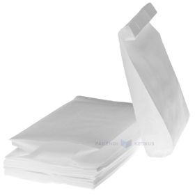 Grillipussi valkoinen paperi/PP-kalvo 22+9x38cm 100kpl/pkt