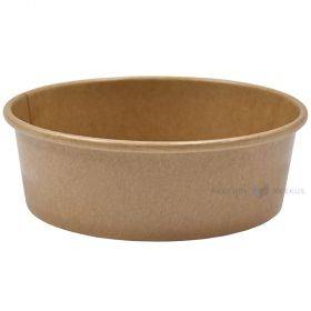 Carton salad cup 500ml diameter 150mm, 25pcs/pack