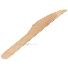 Wooden knife height 16,5cm, 100pcs/pack