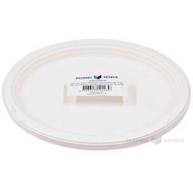 Oval plate 100% biodegradable/compostable 32x25,5cm, 10pcs/pack