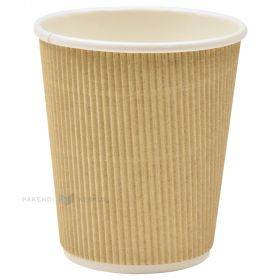 Paper cup reljef brown 350ml, 25pcs/pack