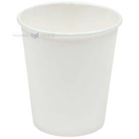 White paper cup 250ml, 100pcs/pack