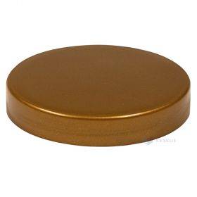 Matte golden lid for plastic jar diameter 70mm