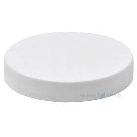 Matte white lid for plastic jar diameter 70mm