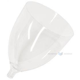 Upper part for reusable plastic wine goblet 300ml PS 50x machine washable, 20pcs/pack