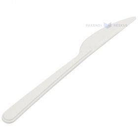Veitsi, PP, 18cm, valkoinen, uudelleen käytettävä, 125x konepesu, 100kpl/pkt