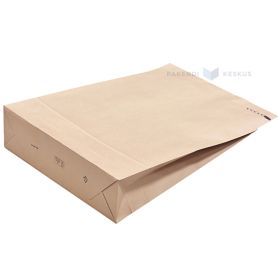 Brown paper mailer 50x10x40cm with two glue strips