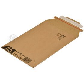 Brown corrugated carton envelope 18,7x27,2cm A5