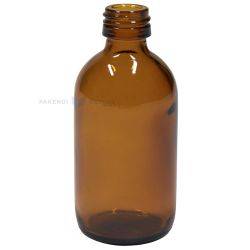 Brown glass bottle without cork 50ml diameter 18mm