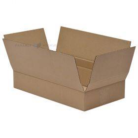 Corrugated carton box 400x225x110/80mm
