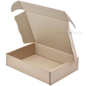 Grass corrugated carton box with lid 300x215x70mm