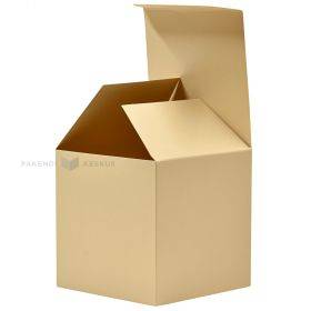 Beige carton box 140x140x140mm L