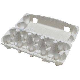 Gray egg carton for 10 eggs S M L, 50pcs/pack