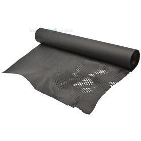 Black honeycomb paper 50cm wide 80g/m2, 25m/roll