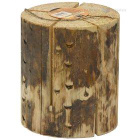 Wooden fire block with height 230mm with diameter 210mm