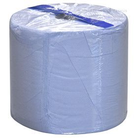2-layered blue paper towel 23cm wide, 192m/roll 800sheets